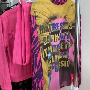 Colorful Graphic Long Sleeve Top